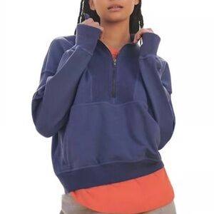Free People Movement Adeline Half Zip Pullover, size S